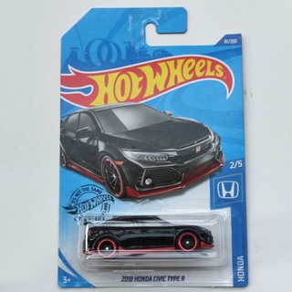 hotwheels Honda Civic type R สีดำแดง