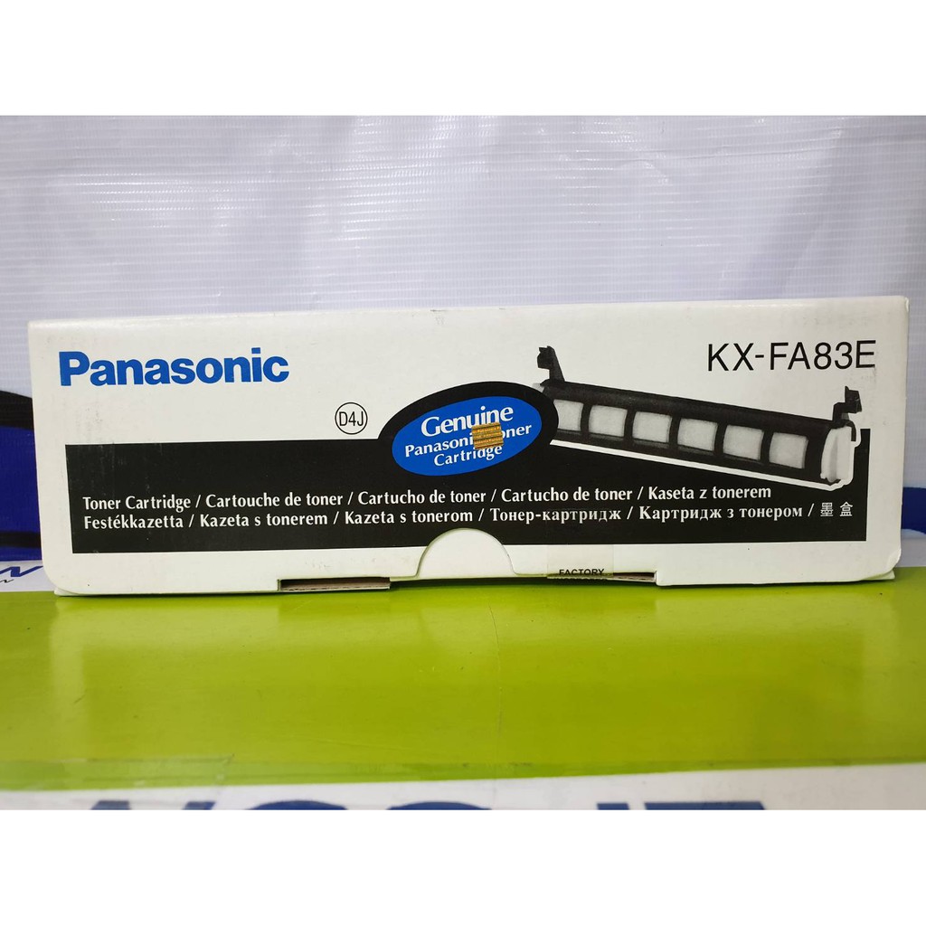 Panasonic KX-FA83E Panasonic kx-fa83e โทนเนอร์แฟกซ์ ของแท้100% ขายโล้ะราคาสินค้าไม่มีประกันนะจ้ะ