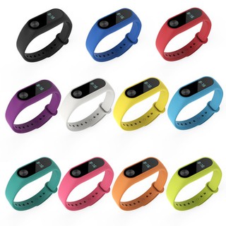 สายนาฬิกาข้อมือ ซิลิโคน สำหรับ for Xiaomi Mi Band 2