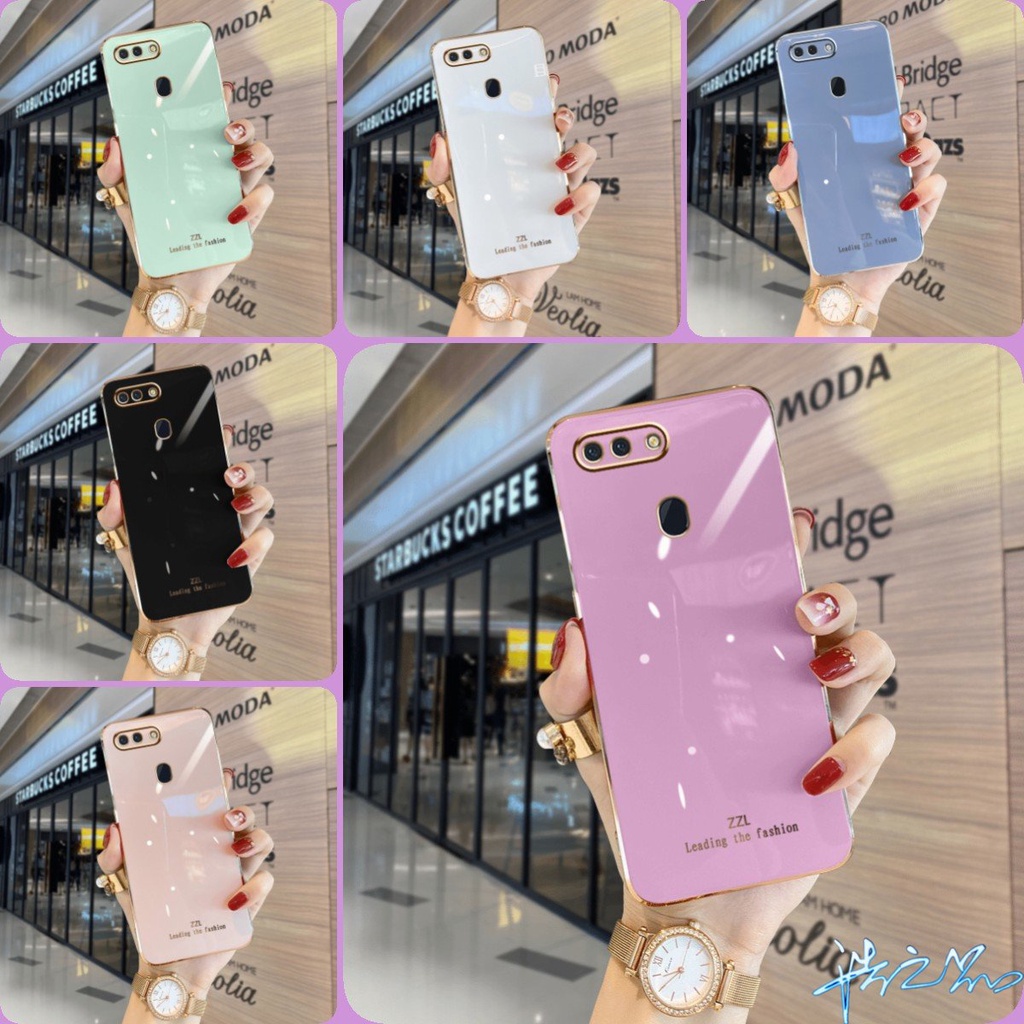 เคส OPPO A5S เคส A12 เคส F9 F9 Pro 2022 ใหม่หรูหราเนื้อนุ่มซิลิโคนโทรศัพท์ครอบคลุมทุกเพศ