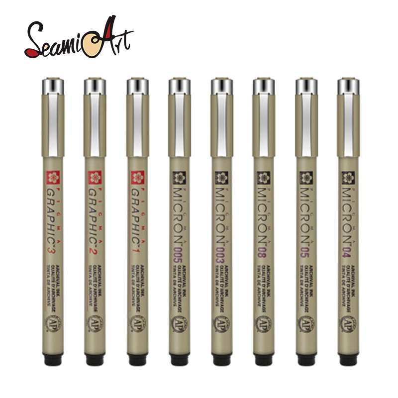 SeamiArt ปากกาอายไลเนอร์กันน้ําสีด ํา 1 ชิ้น Options