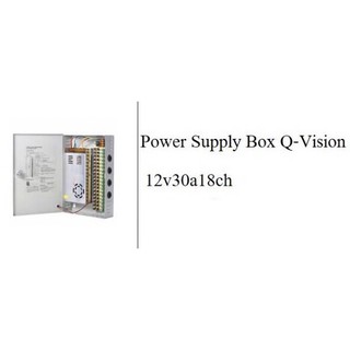 Power Supply Box Q-Vision 12V30A18chยี่ห้อQoolis