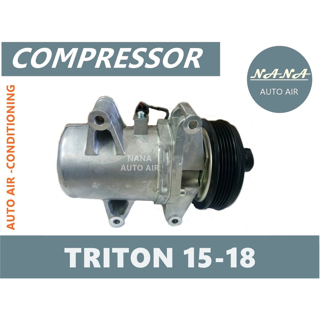 คอมแอร์ Mitsubishi L200 2.4 5Pk ปี 2015-2018 คอมเพรสเซอร์ มิตซูบิชิ L200 2.4 5Pk คอมแอร์รถยนต์ Compr