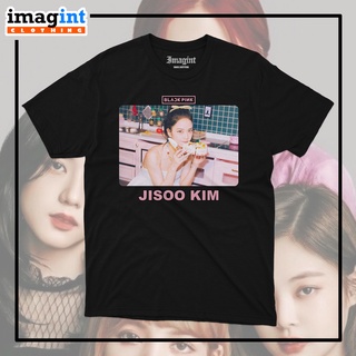 เสื้อยืดคอกลมเสื้อยืด พิมพ์ลาย Blackpink JISOO KIMS-4XL