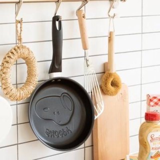 🚨✨พร้อมส่ง😍 ❗️Snoopy mini frying pan กระทะสแตนเลสเคลือบมินิลายสนู๊ปปี้