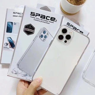 SPACE เคสใสกันกระแทก สำหรับ IPHONE 12 13 14 15 Pro Promax Plus/6/7 6+/7plus x/xs xr xs max/11 11pro 11promax