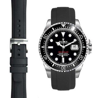 สายนาฬิการุ่น Everest EH15 Black for ROLEX SEA-DWELLER 43MM 126600