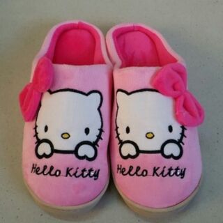 รองเท้าอยู่บ้าน ผู้ใหญ่ ลาย Kitty คิตตี้ ความยาวจากหัวรองเท้าถึงปลาย 10 นิ้ว