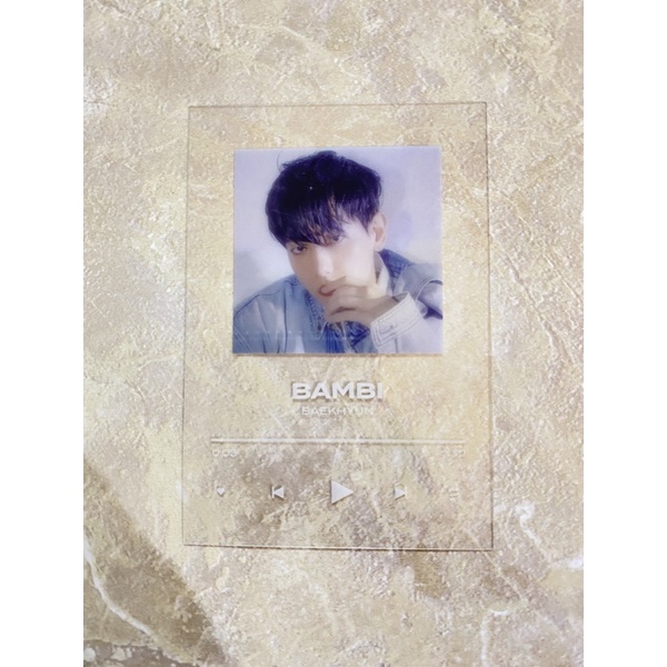 การ์ดใส Bambi BAEKHYUN
