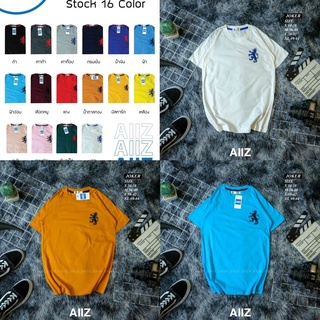 AllZ เสื้อยืดคอกลมแขนสั้น สีพื้น 16 สียอดนิยม ใส่ได้ทั้งชายและหญิง