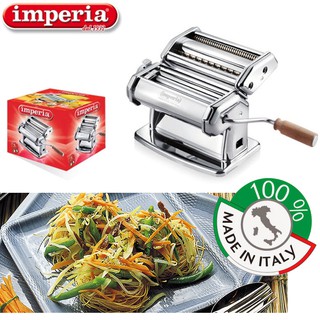 IMPERIA Pasta Machine iPasta เครื่องทำเส้นพาสต้าแบบมือหมุน Pasta Maker รุ่น SP150-100 สแตนเลสเหล็กกล้าไร้สนิมชุบโครเมียม