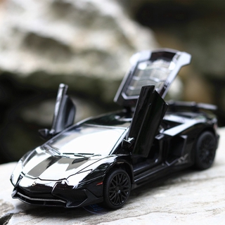 โมเดลรถยนต์ Lamborghini LP750 สเกล 1/32 ของเล่น ของสะสม สําหรับเด็ก