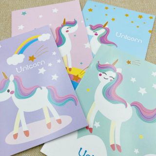 สมุดโน๊ต ลายยูนิคอร์น 🦄🦄 สีหวาน ขนาด เอ5