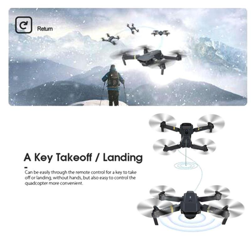 รุ่นอัพเกรด E58 Drone WIFI พร้อมมุมกว้าง HD 4K กล้องโหมดถือความสูง ...