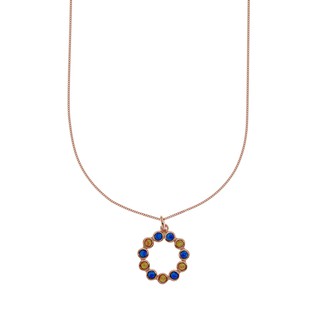 Aevari Ferris Wheel Rose Gold Necklace