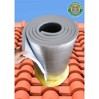 ฉนวนพีอีเคลือบฟอยล์2ด้านbหนา25mm กว้าง90cm ยาว5-10m Insulation Epe Foam 2 sides 25mm 90cm 5-10m สามารถเลือกความยาวได้..