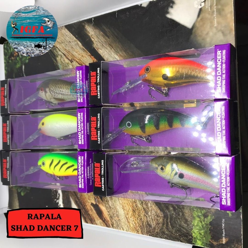 เหยื่อ Rapala Shad Dancer SDD07