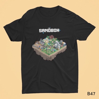 [S-5XL] เสื้อยืดบิทคอยน์ เสื้อยืดคริปโต เสื้อยืดบิทคอยน์ ลาย Metaverse  Sandbox🙌