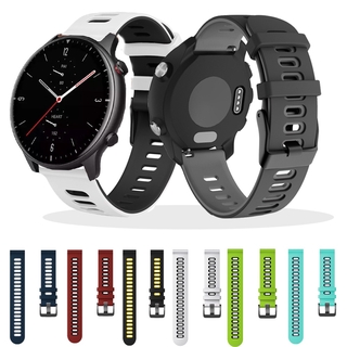 สายรัดข้อมือซิลิโคน สําหรับ Amazfit GTR 2 Xiaomi Huami Amazfit GTR 42 47 มม. GTR2 GTS2 Bip U/S