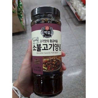 ซอสบาร์คิวสำหรับหมักเนื้อ CJ Bulgogi Marinade บุลโกกิ มาริเนด นำเข้าจากเกาหลี 500g