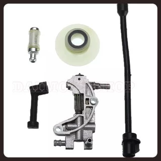 ชุดปั้มน้ำมัน (1Set/5pcs ) ชุด ปั๊มน้ำมันสำหรับ 4500 5200 5800 45CC 52CC 58CC เบนซิน chainsaw อะไห