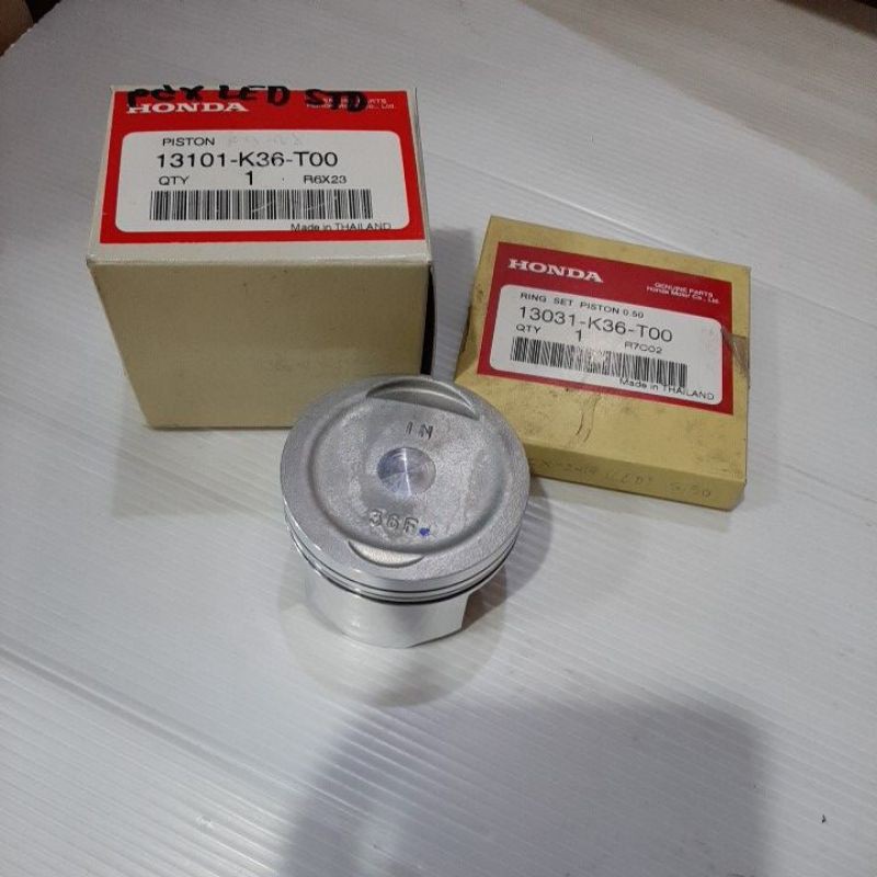 ลูกสูบ+แหวนแท้ศูนย์PCX-150.LED.CLICK-150iชุดละ K36