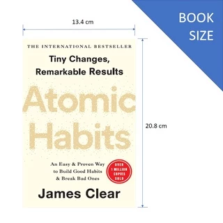 【iReading】Tradepaperback Atomic Habits WORKBOOK James Clear English Edition Book Bestseller Tiny Changes