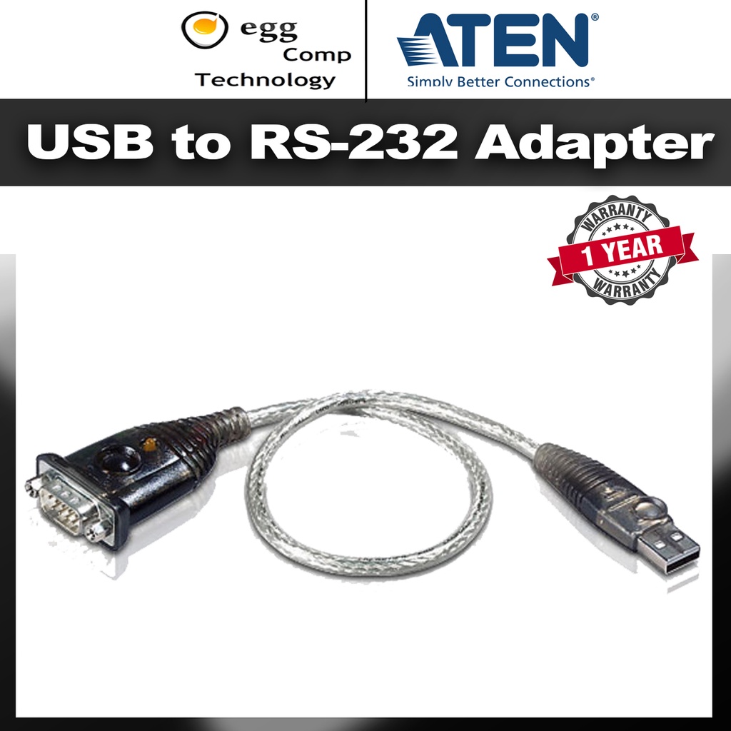 ATEN UC232A USB 2.0 To RS232 Convertor 35CM