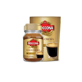 Moccona Gold crema smooth มอคโคน่า โกลด์ เครมมา สมูท แบบถุง 100 กรัม และ แบบขวด 200 กรัม