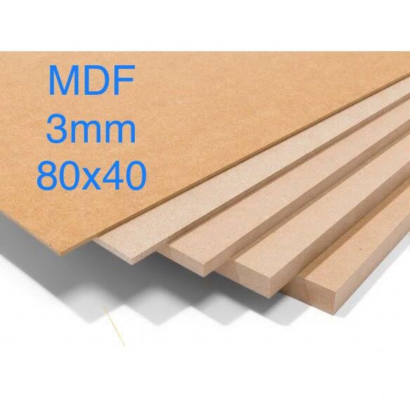 บอร์ด MDF 3 มม. (80x40)ซม. ไม้อัด MDF ไม้ MDF ไม้อัด MDF