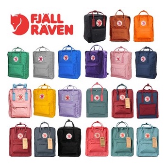 กระเป๋าเป้สะพายหลัง Fjallraven Kanken Unissex 7 ลิตร 16 ลิตร 20 ลิตร สําหรับใช้ภายนอก -8967