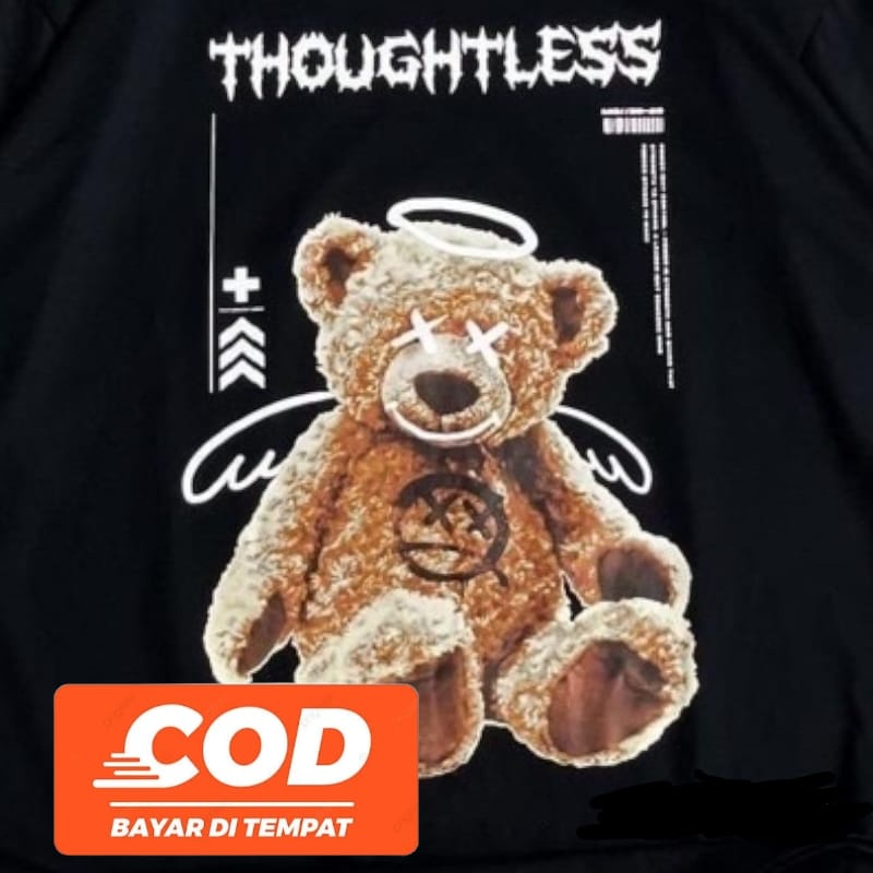 OVERSIZE TEDDY BEAR THICKLESS / เสื้อยืดผู้หญิง
