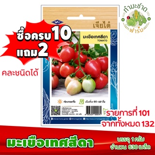 (ซื้อ10แถม2) เมล็ดพันธุ์ มะเขือเทศ สีดา Tomato ประมาณ 630เมล็ด เจียไต๋ เมล็ดพันธุ์พืช เมล็ดพันธุ์ผัก เมล็ดผัก เม็ดผัก