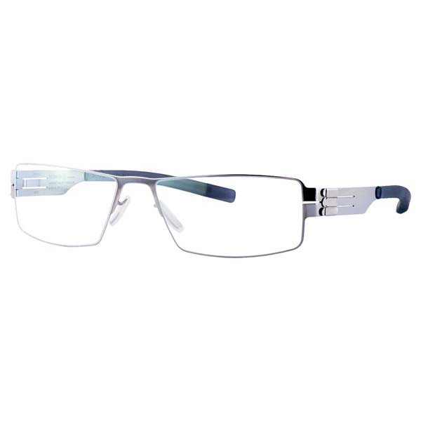 แว่นตา รุ่น IC BERLIN 863424 สีเงิน กรอบแว่นตา Eyeglass frame สำหรับตัดเลนส์ ทรงสปอร์ต วัสดุ สแตนเลสสตีล