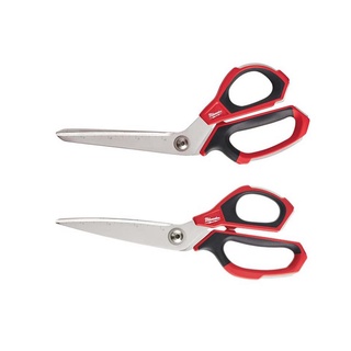 กรรไกรด้ามออฟเซ็ท และ ด้ามตรง MILWAUKEE NO.48-22-4040 และ 48-22-4041 Jobsite Straight Scissors Factory Gear