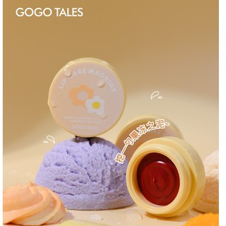 Gogo TALES ลิปบาล์ม ลายดอกไม้สีทอง GT263