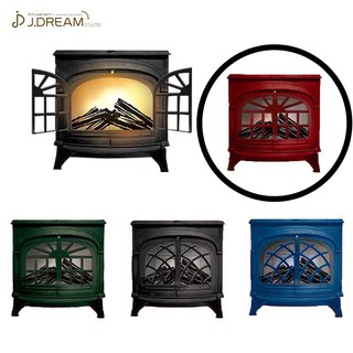 กาชาปอง ตู้เตาผิง สีแดง [mini stove led] งานแท้ญี่ปุ่น.