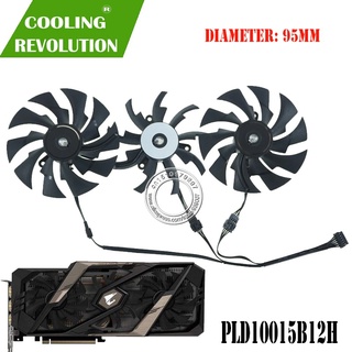 PLD10015B12H DC12V graphics card fan for Gigabyte AORUS GeForce RTX 2060 SUPER RTX 2070 SUPER RTX 2080 SUPER RTX 2080Ti