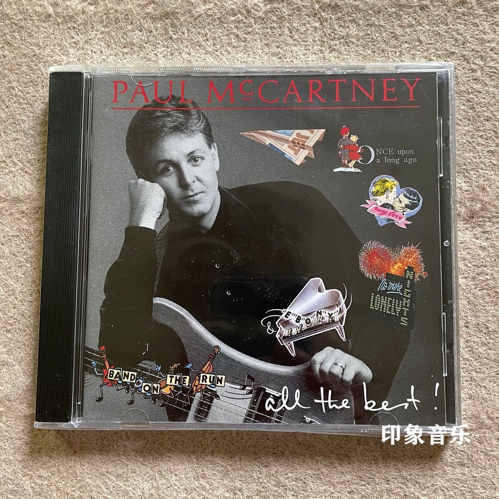 แผ่น CD อัลบั้มร็อค Paul McCartney All The Best สไตล์คลาสสิก