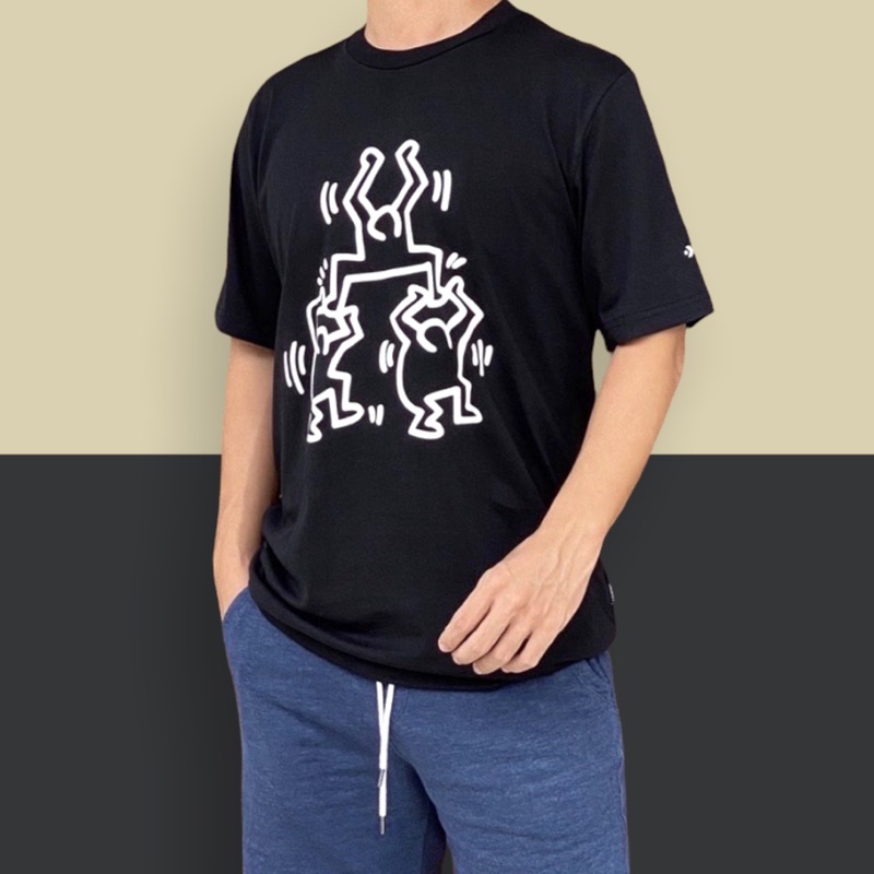 เสื้อยืด พิมพ์ลายกราฟฟิค Cnvrse Keith Haring