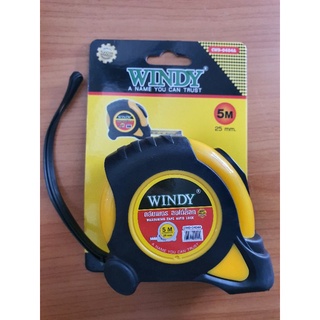 ตลับเมตรกันกระแทกวินดี้windy 5 เมตร ออโต้ล็อค