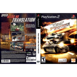 แผ่นเกมส์ PS2 The Fast and the Furious   คุณภาพ ส่งไว (DVD)