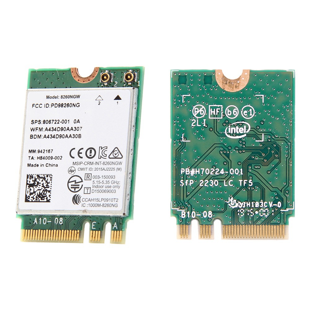 การ์ด wifi ดูอัลแบนด์ 8260NGW - Intel Wireless-AC 8260 (M.2/NGFF/2230 - PCIe)