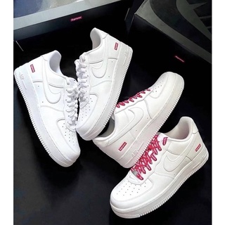 NIKE AIRFORCE SUPREME📍สอบถามก่อนสั่งนะคะ📍ผ้าใบสีขาวแอร์ฟอร์ดซูพรีม