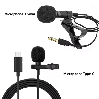 ไมค์ไลฟ์สด อัดเสียง ไมค์โทรศัพท์ ใช้กับมือถือได้ทันที ไม่ต้องแปลง Mini Clip-on Microphone for Smartphone