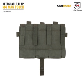 ซองแม็กกาซีน Detachable Flap M4 Mag Pouch ( Twinfalcons ) [ TW-M039 ]  BY:Task Force