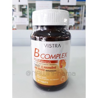 Vistra B-complex 30 เม็ด