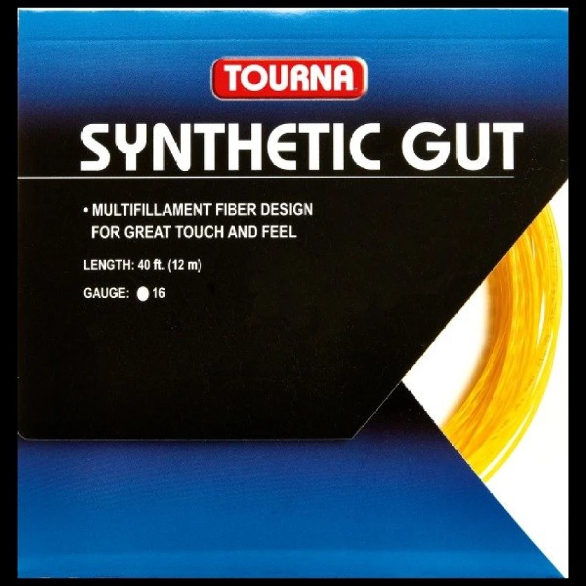 TOURNA เอ็นเทนนิส SYNTHETIC- 40ft, (12m) Gold, Tennis string