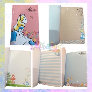 Diney Alice In the Wonderland Notepads กระดาษ สมุดโน้ต อลิส