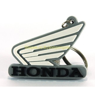 HONDA  พวงกุญแจ ปั้มนูน ของที่ระลึก  แฟชั่นสตรีท มินิมอล รถแข่ง เรชซิ่ง พร้อมส่ง KCO83